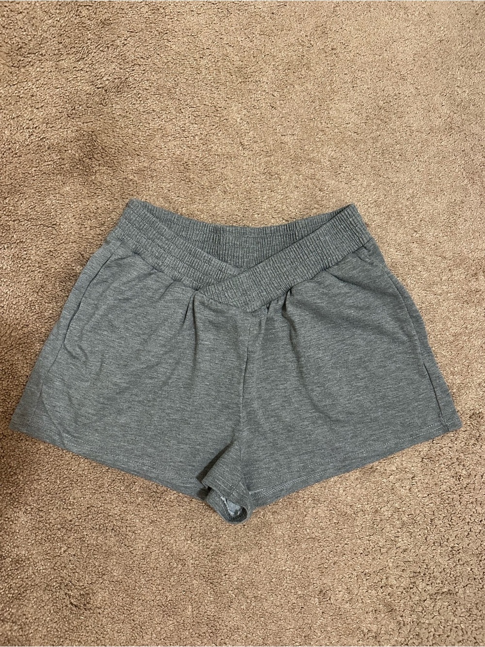Women's Gray Lounge Shorts